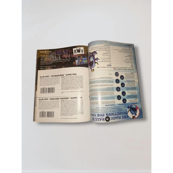 Nintendo Power Magazine Volume 104 Yoshi's Story Collector’s Edition Jan 1998 - Picture 7 of 12